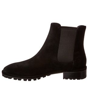 Stuart Weitzman Suede Laine Slip on Bootie Boot